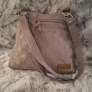 Quilted Beige Shoulder Bag